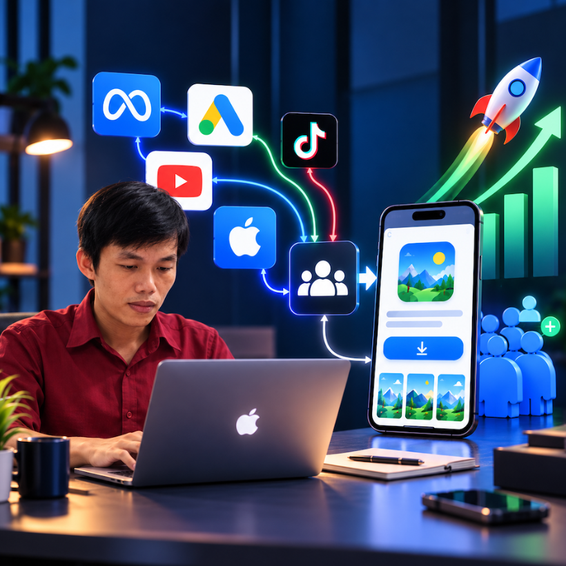 Khoá học UA Marketing Mobile App
